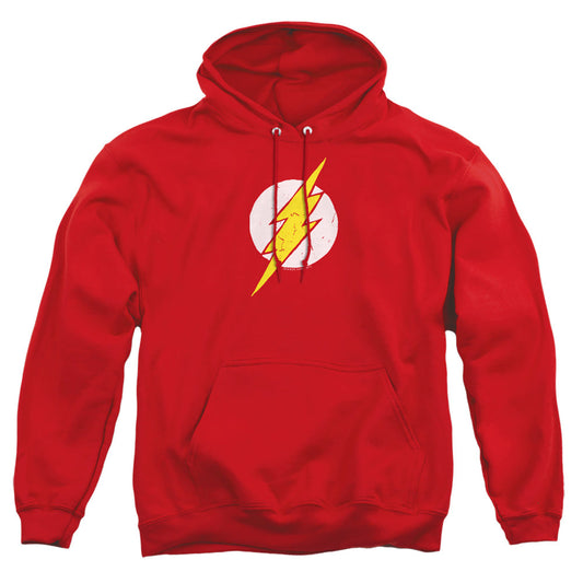 Justice League Of America Rough Flash Mens Hoodie Red