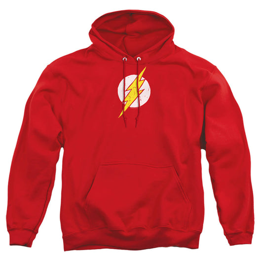 Justice League Of America Rough Flash Mens Hoodie Red