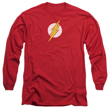 Load image into Gallery viewer, Jla Rough Flash Mens Long Sleeve Shirt Red Officially Licensed
