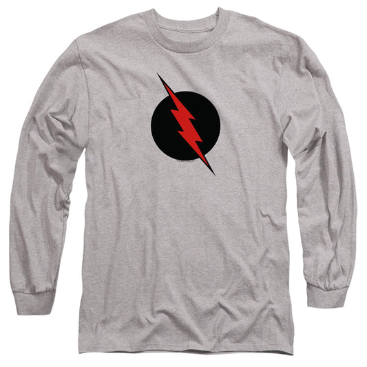Jla Reverse Flash Mens Long Sleeve Shirt Athletic Heather Officially Licensed