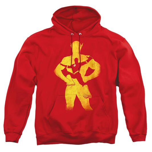Justice League Of America Flash Knockout Mens Hoodie Red