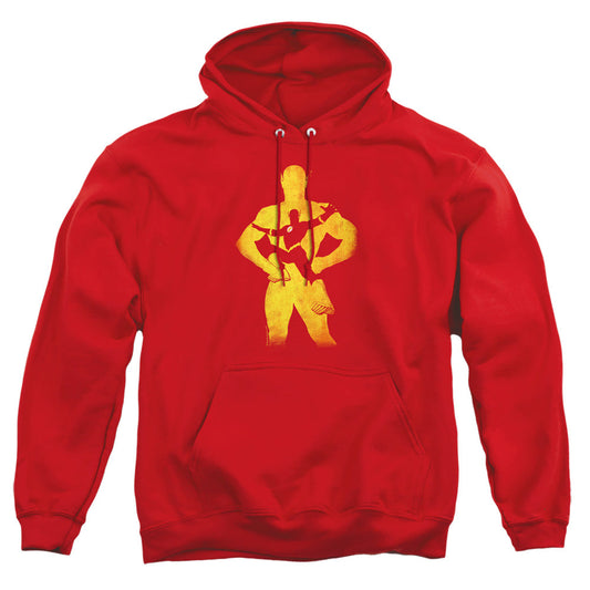 Justice League Of America Flash Knockout Mens Hoodie Red
