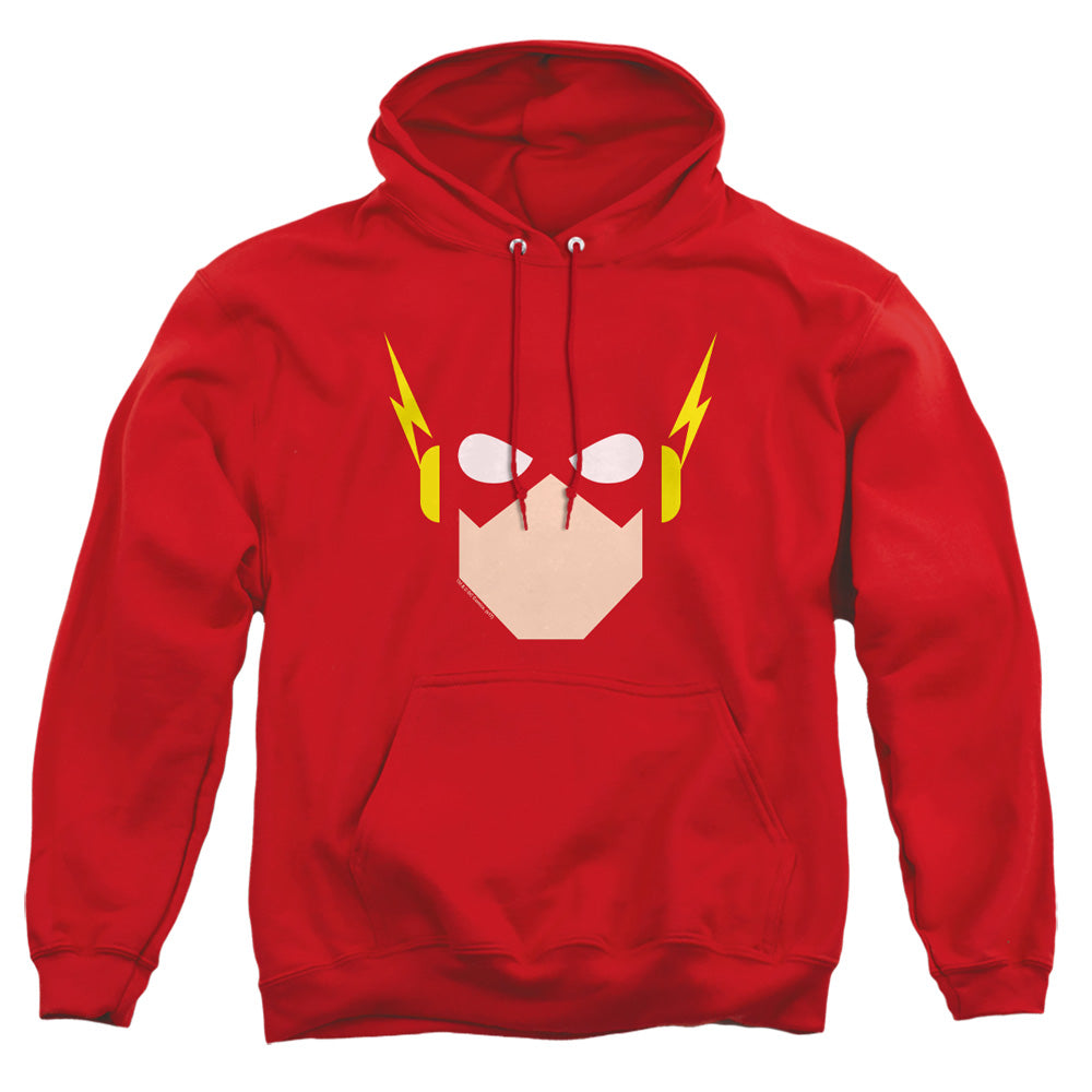 Justice League Of America Flash Head Mens Hoodie Red