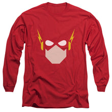 Load image into Gallery viewer, Jla Flash Head Mens Long Sleeve Shirt Red Officially Licensed
