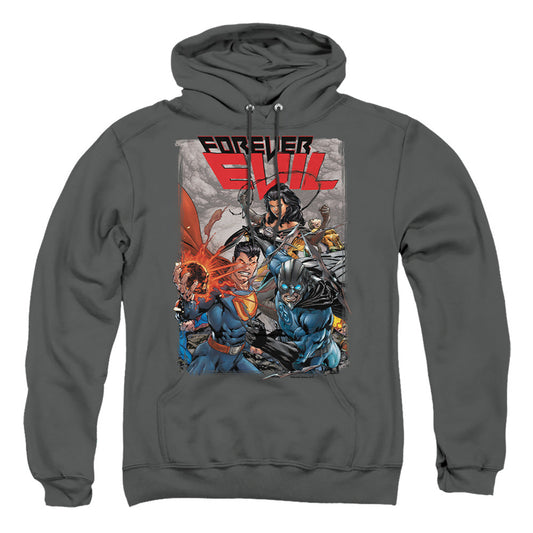 Justice League Of America Crime Syndicate Mens Hoodie Charcoal
