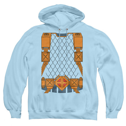 Justice League Of America Deathstroke Uniform Mens Hoodie Light Blue