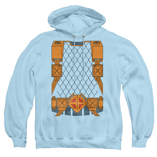 Justice League Of America Deathstroke Uniform Mens Hoodie Light Blue