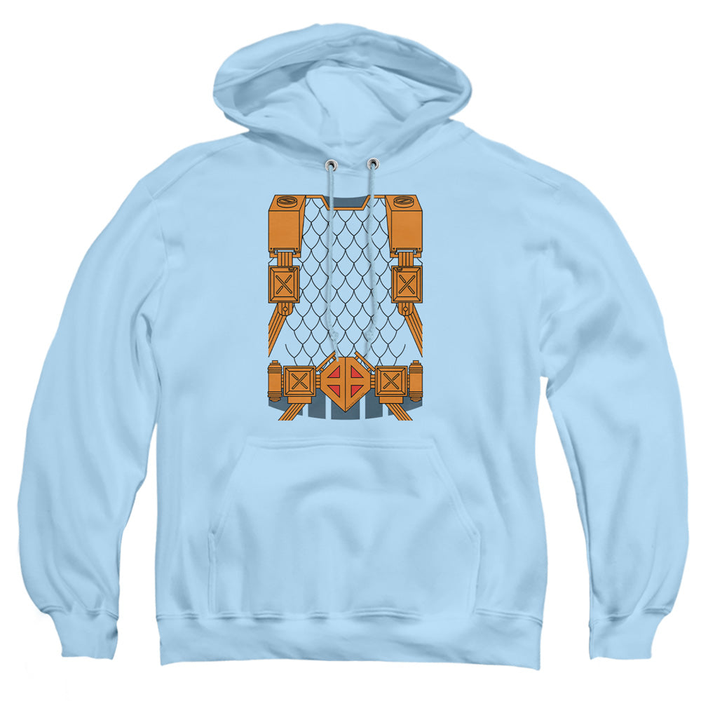 Justice League Of America Deathstroke Uniform Mens Hoodie Light Blue