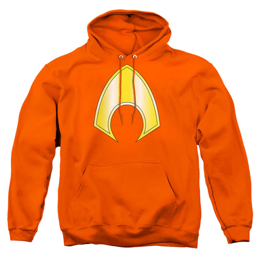 Justice League Of America Aquaman Logo Mens Hoodie Orange