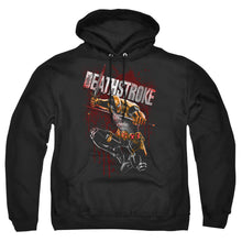 Load image into Gallery viewer, Justice League Of America Blood Splattered Mens Hoodie Black
