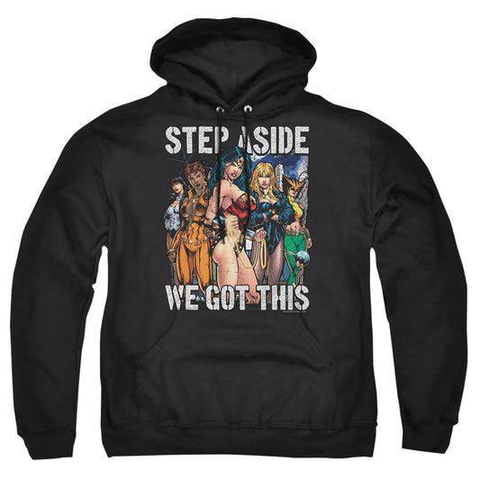 Justice League Of America Heroines Mens Hoodie Black