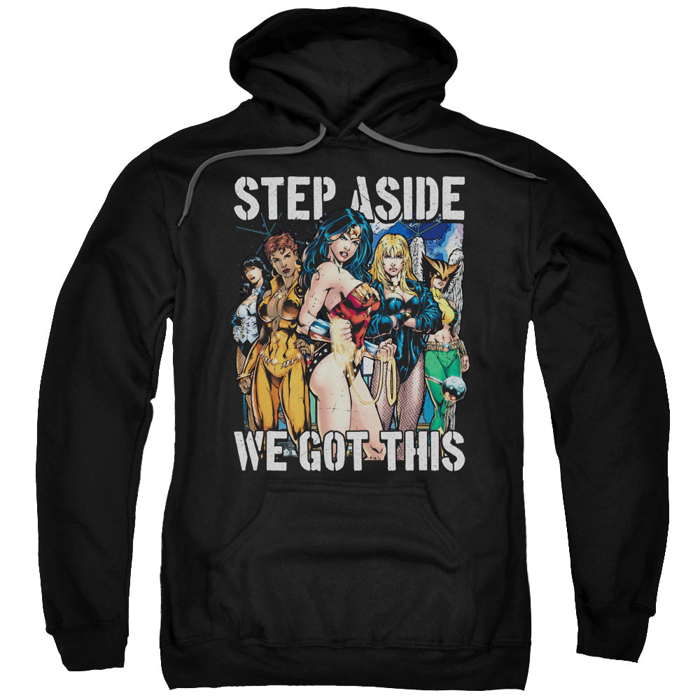 Justice League Heroines Mens Hoodie Black