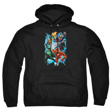 Load image into Gallery viewer, Justice League Of America Electric Team Mens Hoodie Black
