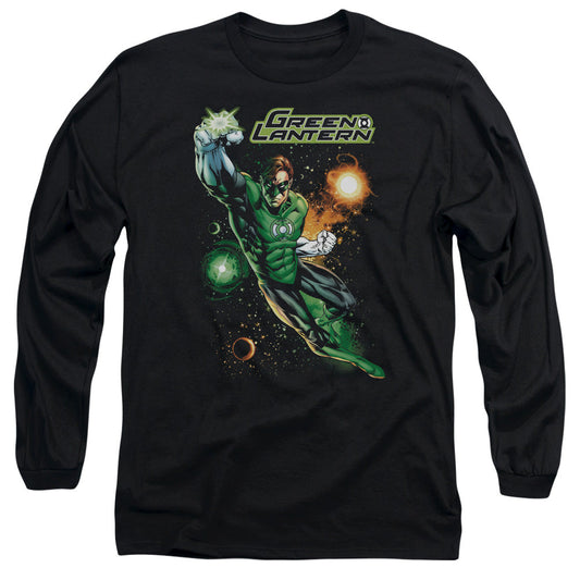 Justice League Galactic Guardian Mens Long Sleeve Shirt Black