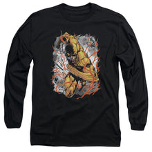 Load image into Gallery viewer, Jla Reversed Mens Long Sleeve Shirt Black Officially Licensed

