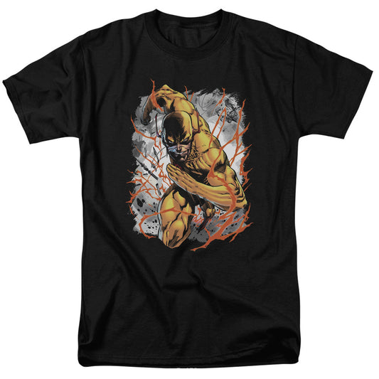 Justice League Of America Reversed Mens T Shirt Black