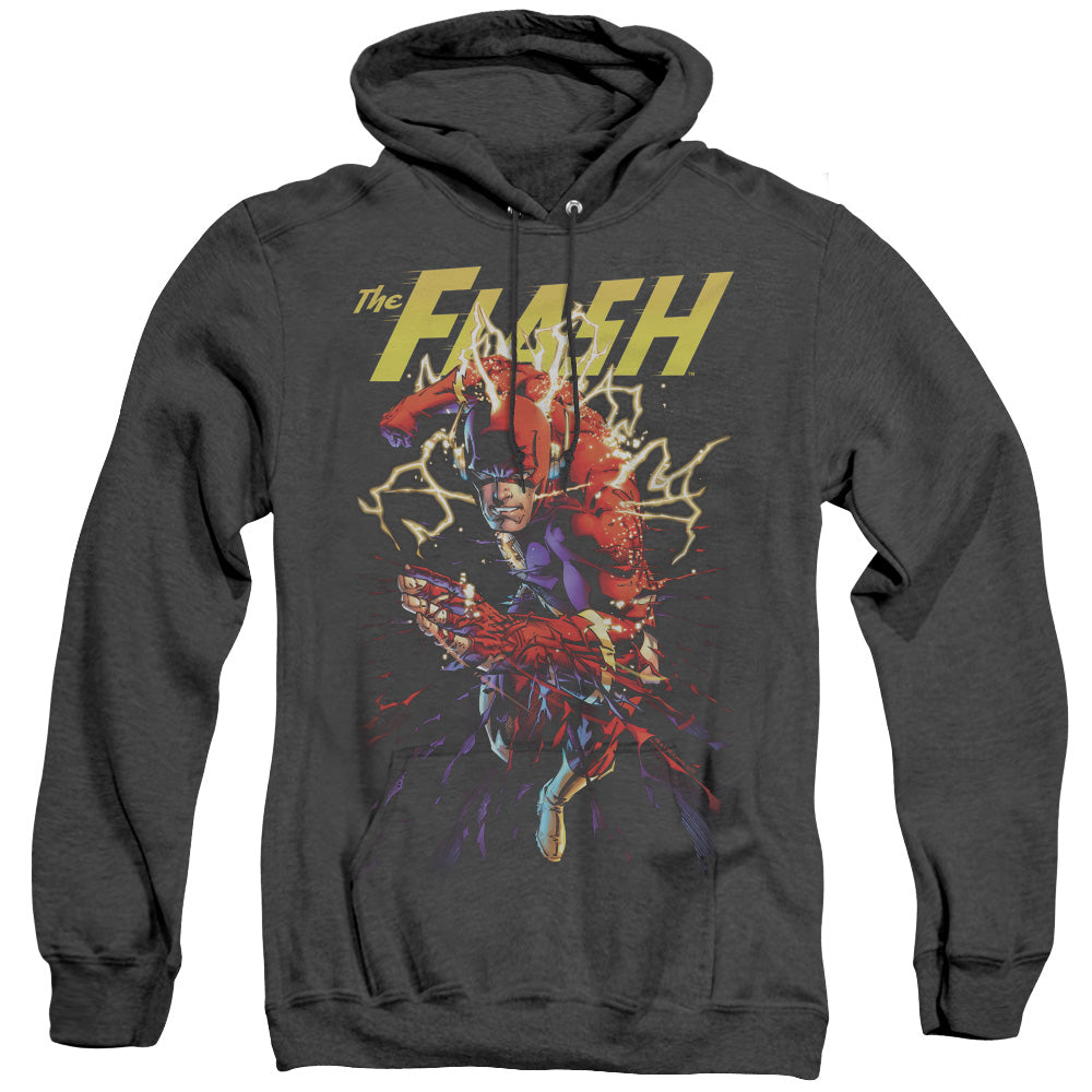Justice League Of America Ripping Apart Heather Mens Hoodie Black