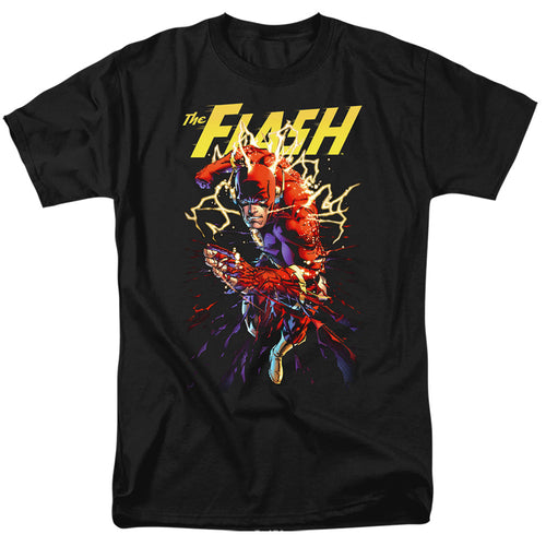 Justice League Of America Ripping Apart Mens T Shirt Black