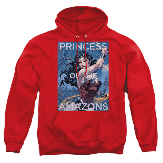Justice League Of America Princess Of The Amazons Mens Hoodie Red