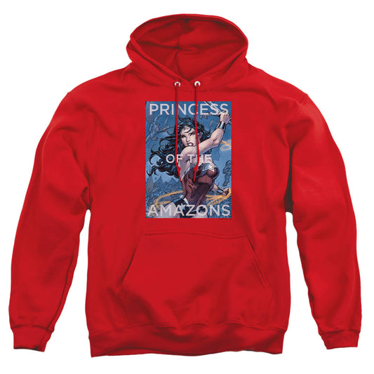 Justice League Of America Princess Of The Amazons Mens Hoodie Red