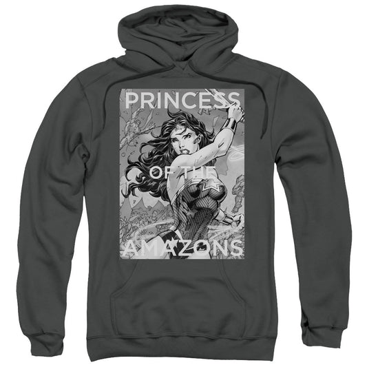 Justice League Princess of the Amazons Mens Hoodie Charcoal