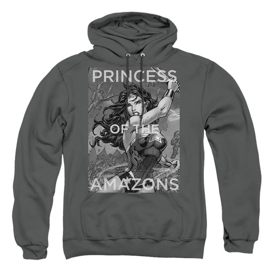 Justice League Of America Princess Of The Amazons Mens Hoodie Charcoal