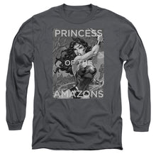 Load image into Gallery viewer, Jla Princess Of The Amazons Mens Long Sleeve Shirt Charcoal Officially Licensed
