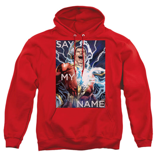 Justice League Of America Say My Name Mens Hoodie Red