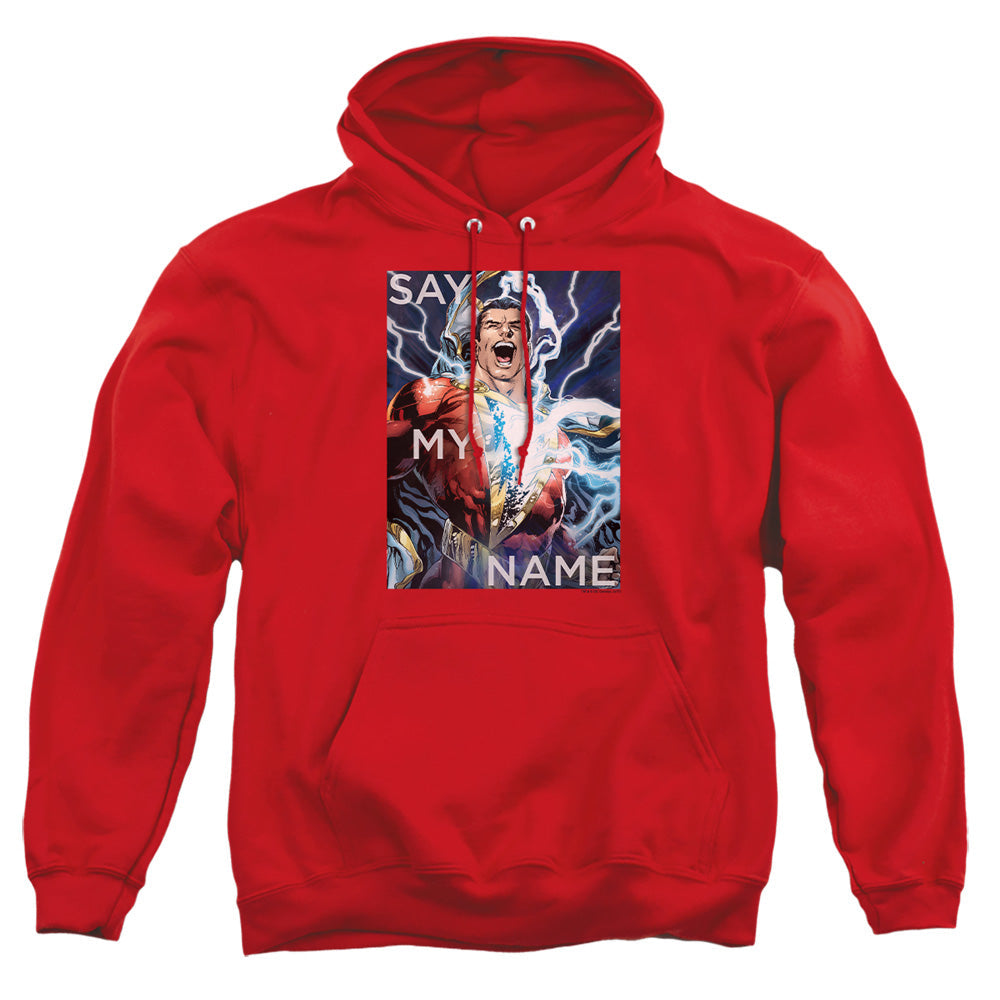 Justice League Of America Say My Name Mens Hoodie Red