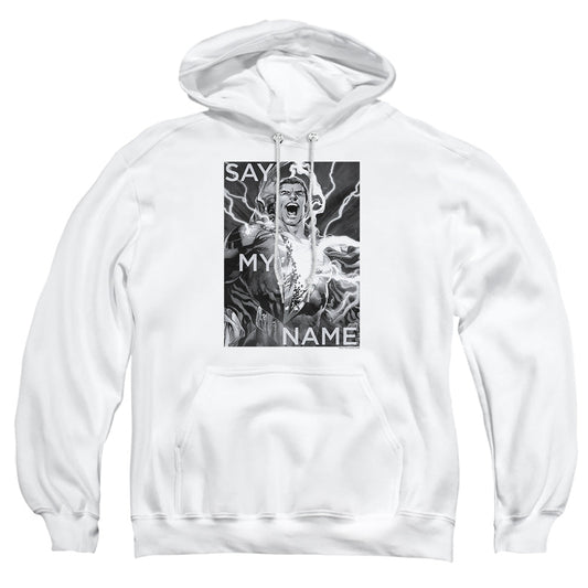 Justice League Of America Say My Name Mens Hoodie White