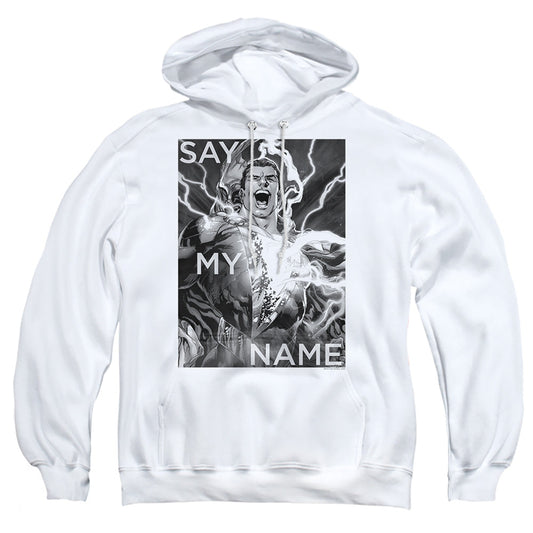 Justice League Of America Say My Name Mens Hoodie White
