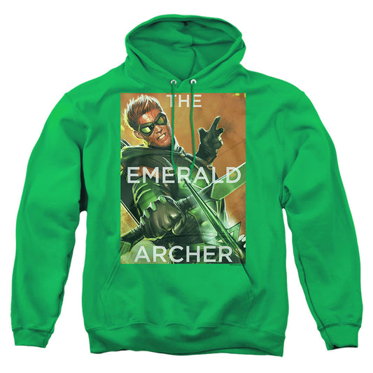 Justice League Of America Trigger Mens Hoodie Kelly Green