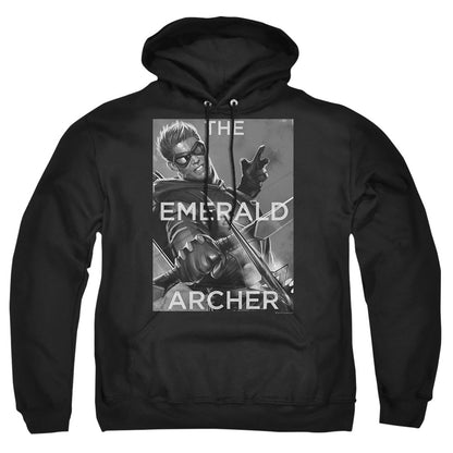 Justice League Of America Trigger Mens Hoodie Black