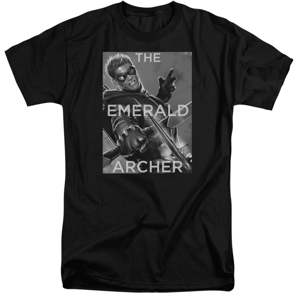 Justice League Trigger Mens Tall T Shirt Black