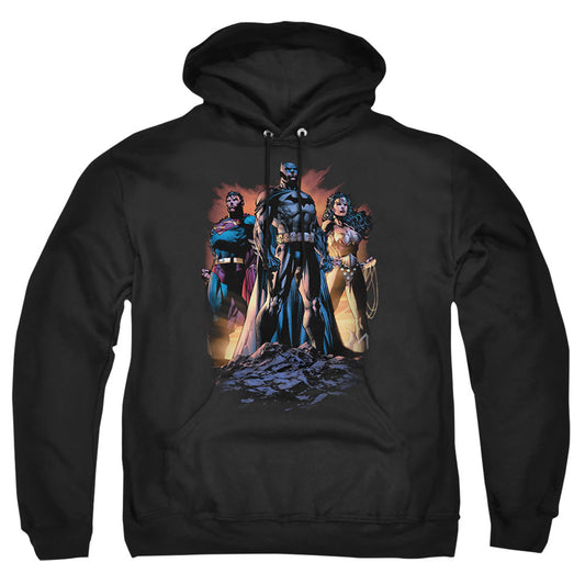 Justice League Of America Take A Stand Mens Hoodie Black