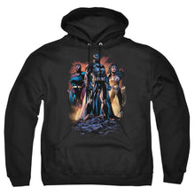 Load image into Gallery viewer, Justice League Of America Take A Stand Mens Hoodie Black
