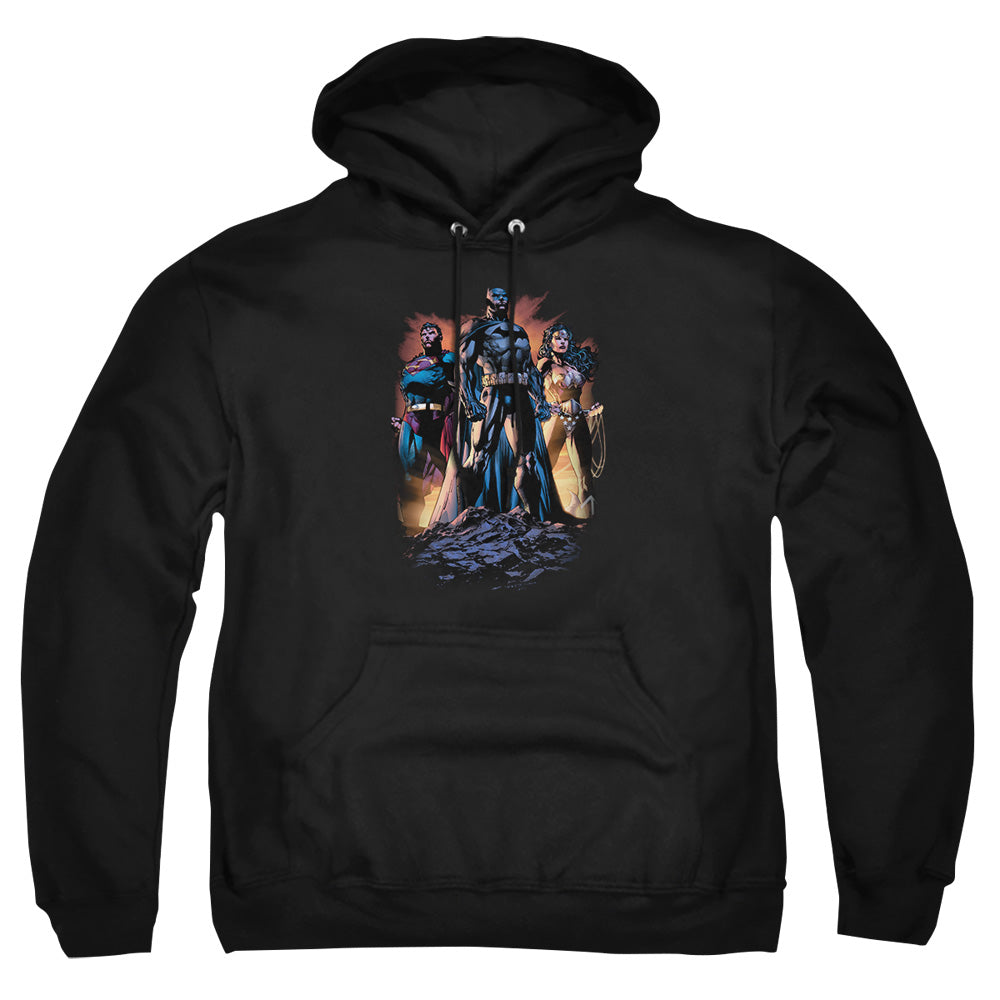 Justice League Of America Take A Stand Mens Hoodie Black