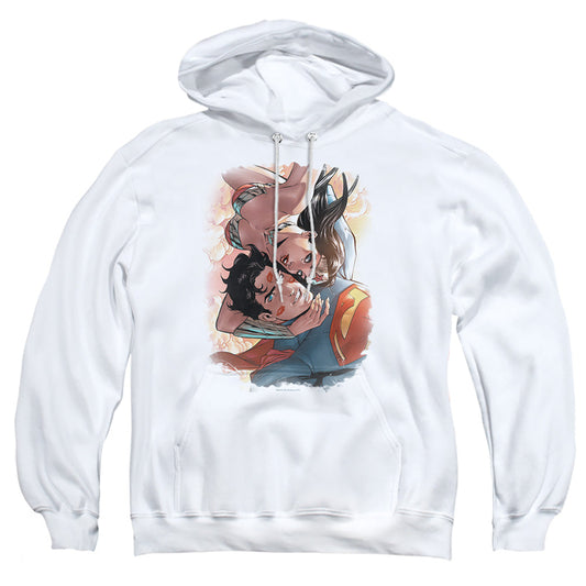 Justice League Of America Love Birds Mens Hoodie White