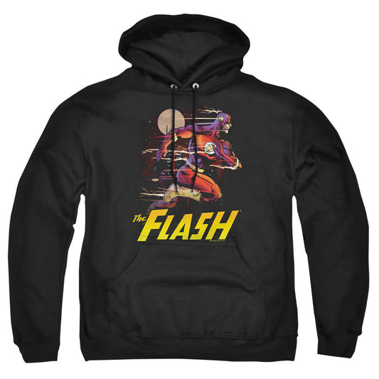 Justice League Of America City Run Mens Hoodie Black