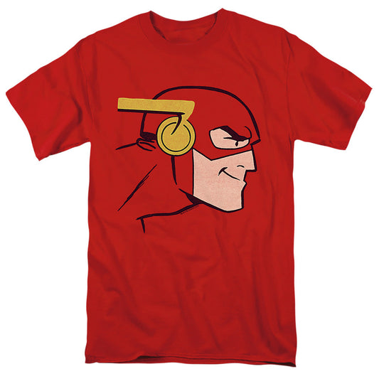 Justice League Of America Cooke Head Mens T Shirt Red