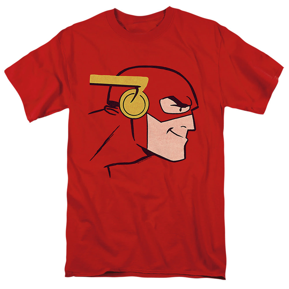 Justice League Of America Cooke Head Mens T Shirt Red