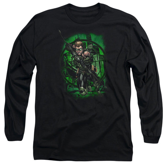 Jla In My Sight Mens Long Sleeve Shirt Black Officially Licensed