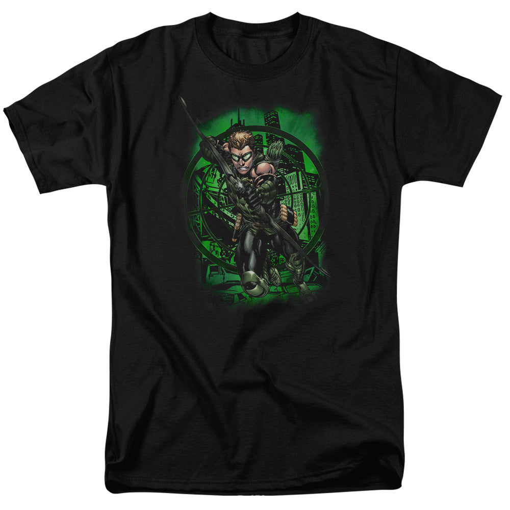 Justice League Of America In My Sight Mens T Shirt Black