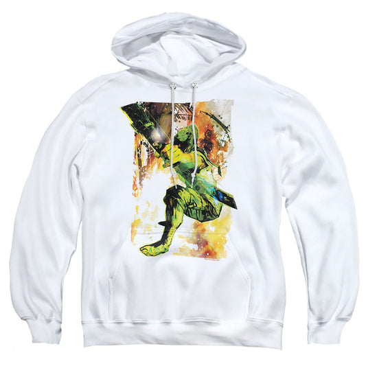 Justice League Of America Painted Archer Mens Hoodie White