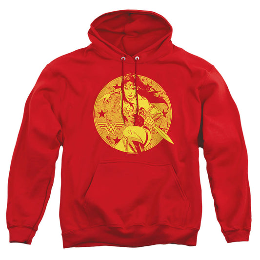 Justice League Of America Young Wonder Mens Hoodie Red