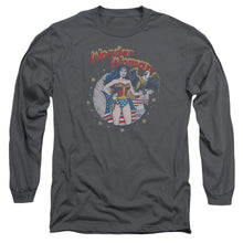 Load image into Gallery viewer, Jla At Your Service Mens Long Sleeve Shirt Charcoal Officially Licensed
