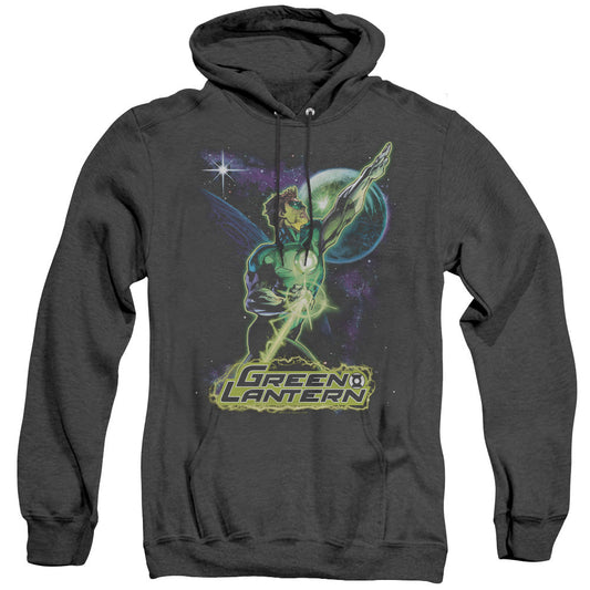 Justice League Of America Hal Galaxy Heather Mens Hoodie Black