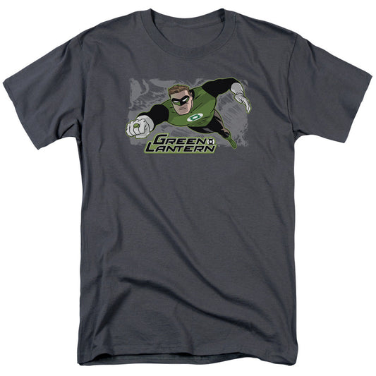 Justice League Space Cop Mens T Shirt Charcoal