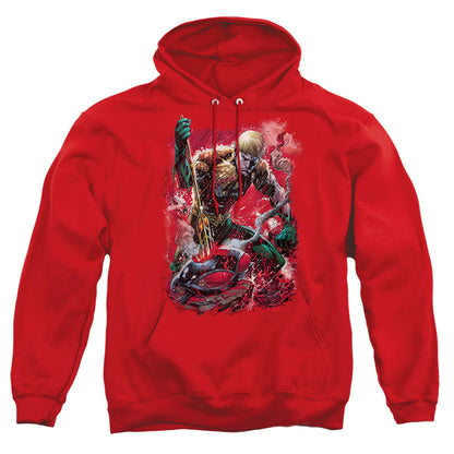 Justice League Of America Finished Mens Hoodie Red