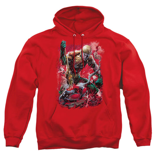 Justice League Of America Finished Mens Hoodie Red
